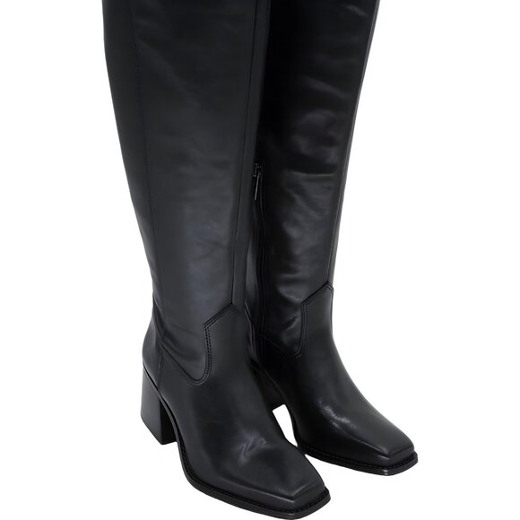 Vince Camuto Sangeti Snip-Toe Block Heel Extra Wide Calf Boots Women's US 7W - Picture 4 of 6